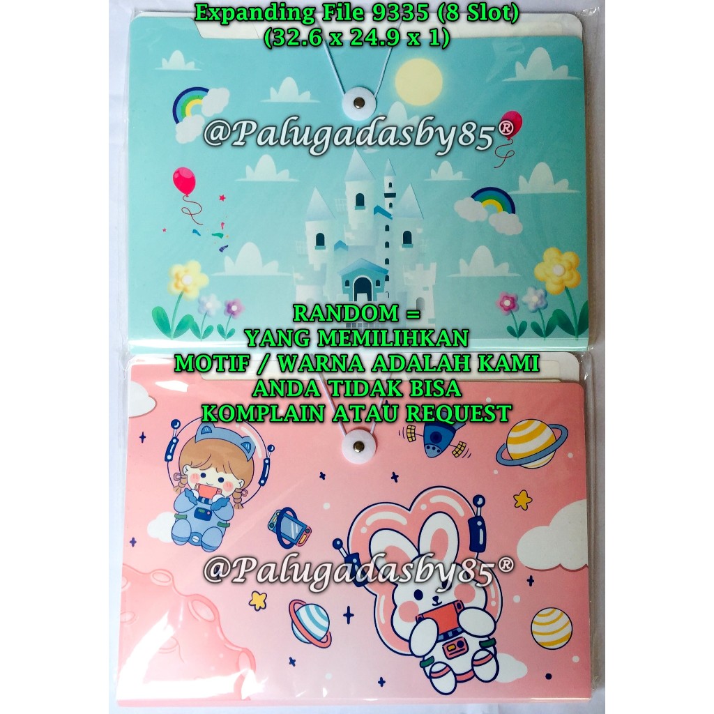 

(1 Biji) GROSIR Expanding File 9335 32.6 x 24.9 x 1 Cm / Map Harmonika / Map Sekat / Expanding File Fancy / Expanding File GXIMP 9335
