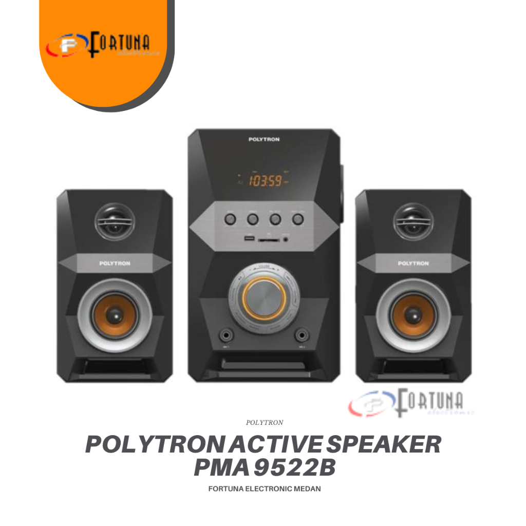 SPEAKER AKTIF MULTIMEDIA POLYTRON PMA9522/PMA 9522B MEDAN BISA GOSEND