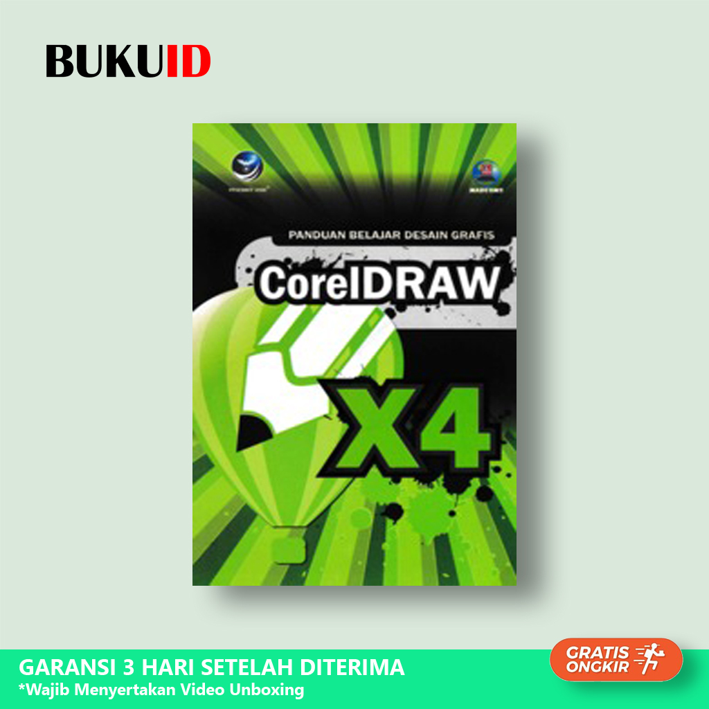 Buku Panduan Belajar Desain Grafis CorelDraw X4 - Original
