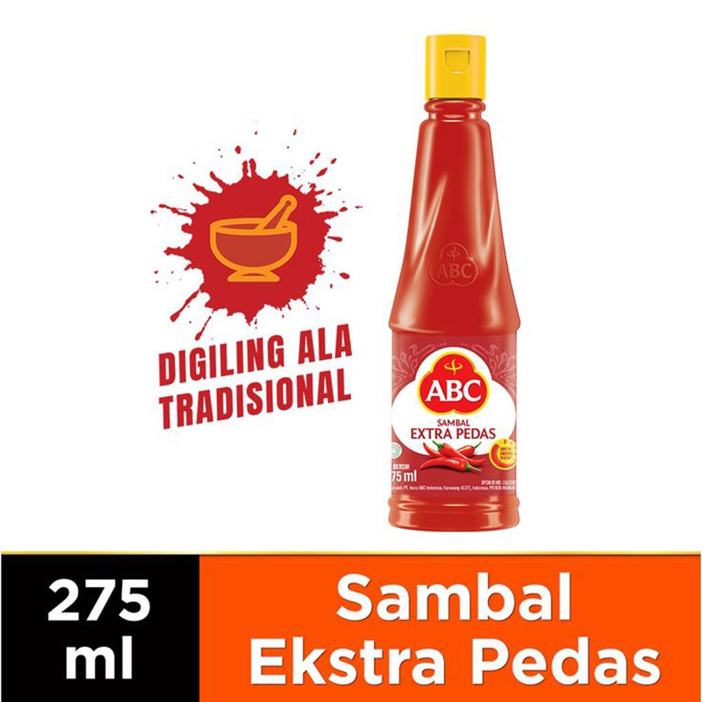 

Abc Saus Sambal Extra Pedas Kemasan 275ml