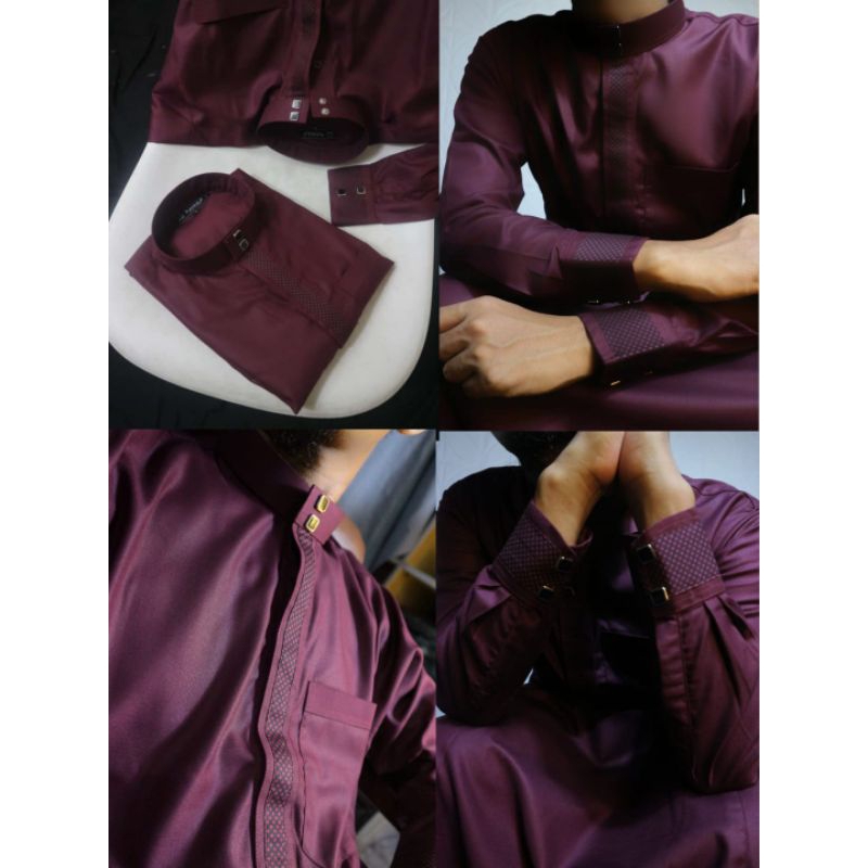 jubah pria dewasa / thobe pria terbaru / thobe saniza