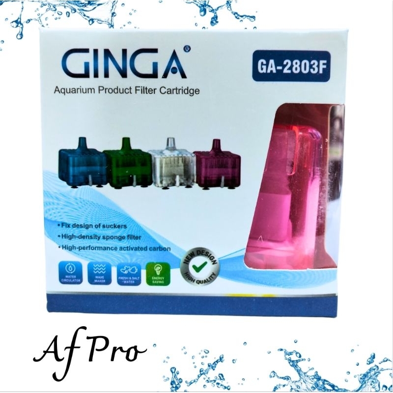 GINGA GA 2803F MINI FILTER AQUARIUM CARTRIDGE Penyaring air Aquarium