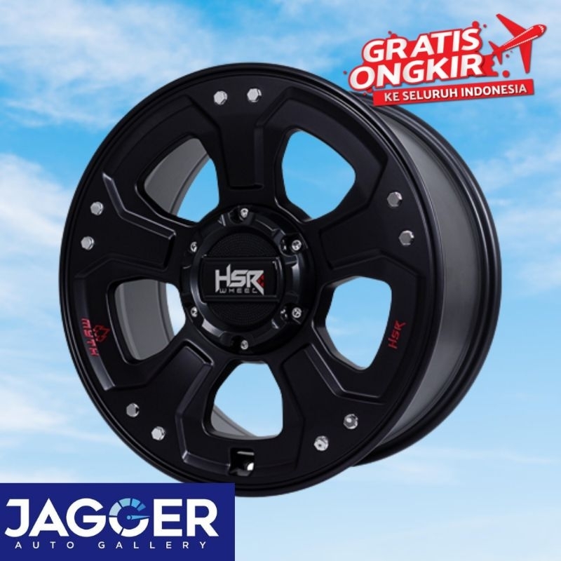 velg mobil ring 18 hsr myth03 ring 18 pcd 5x100 dan 5x114,3 black