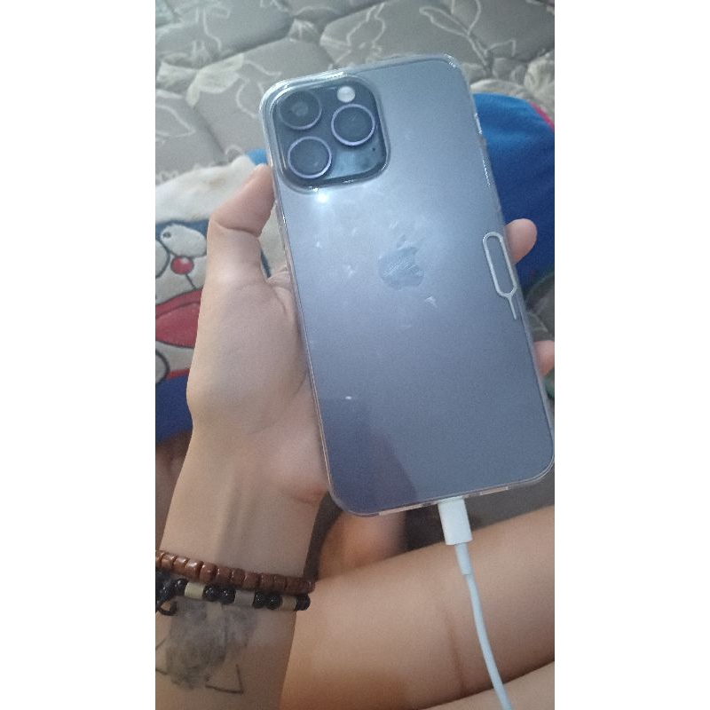 new iphone hdc 14promax purple 128gb