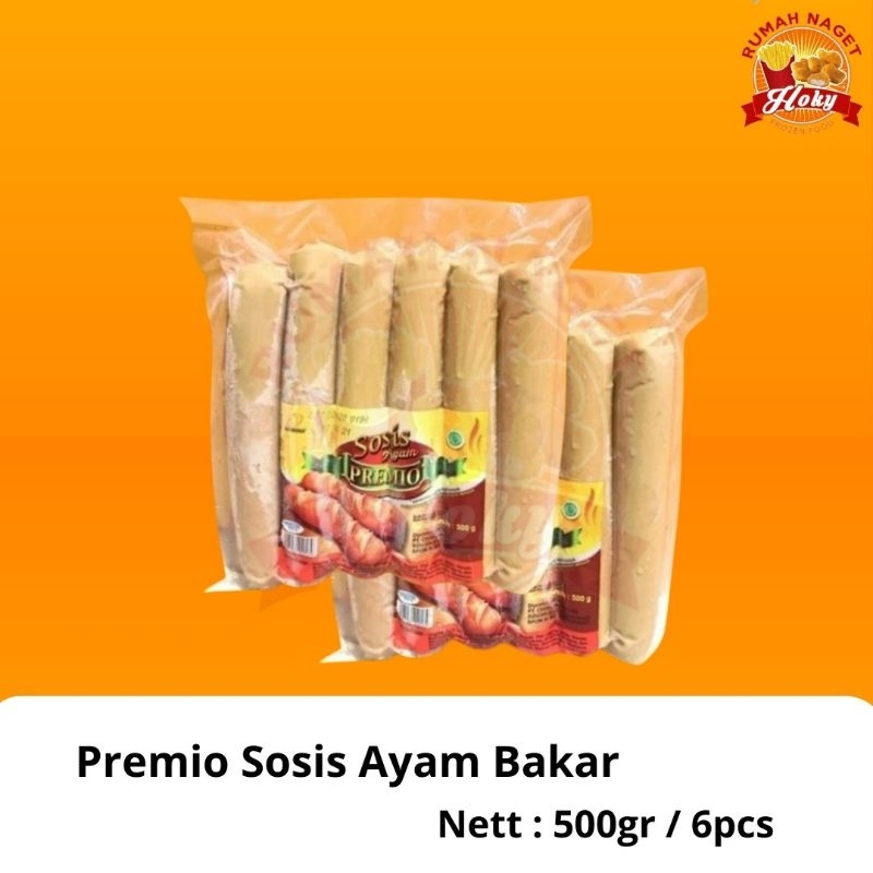 

Premio Sosis Ayam Jumbo 500 gr (isi 6 potong)