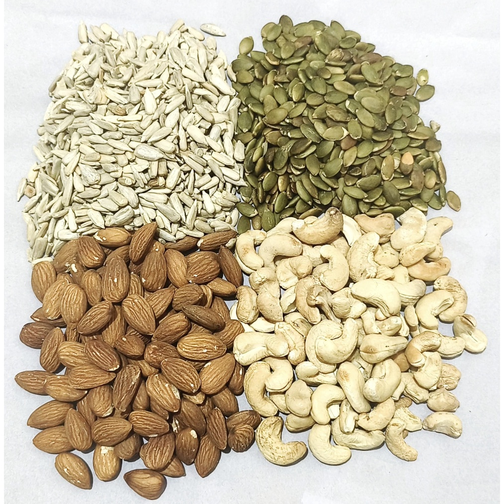 

KODE W32S MIX NUT SEED 5gr Almond Cashew Pumpkin Seed Sunflower Seed Roasted