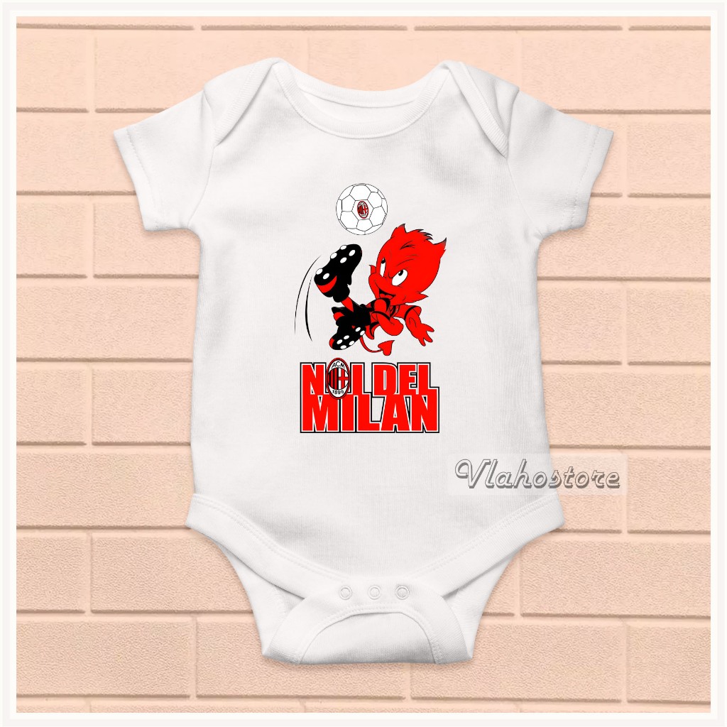 BAJU BABY BAYI JUMPER BOLA AC MILAN 005