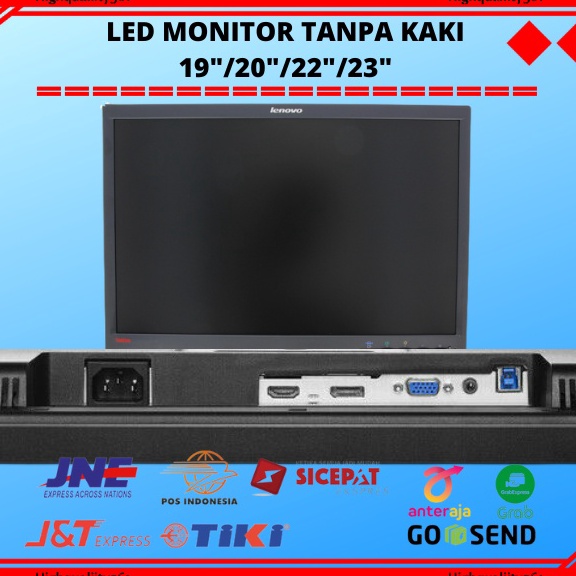 LED Monitor Komputer 22 Inch Mulus  Tanpa Kaki  a K4Y7