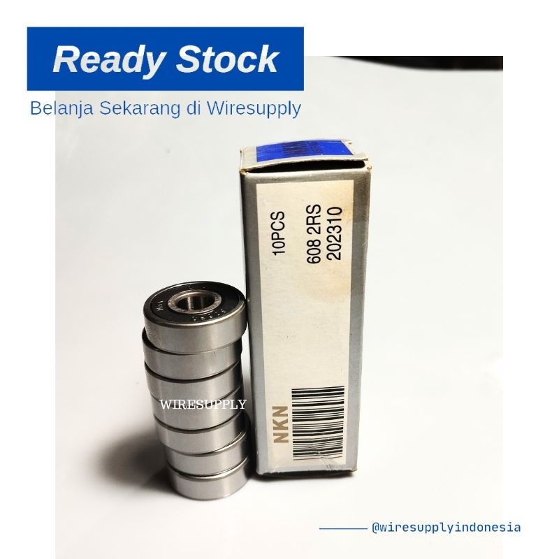 BEARING 608 2RS PER 1 PCS UNTUK KIPAS ANGIN AS ROTOR 8mm