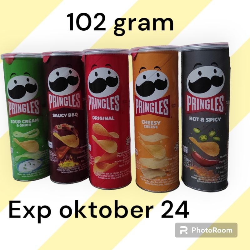 

pringles keripik kentang kaleng besar 102 gram