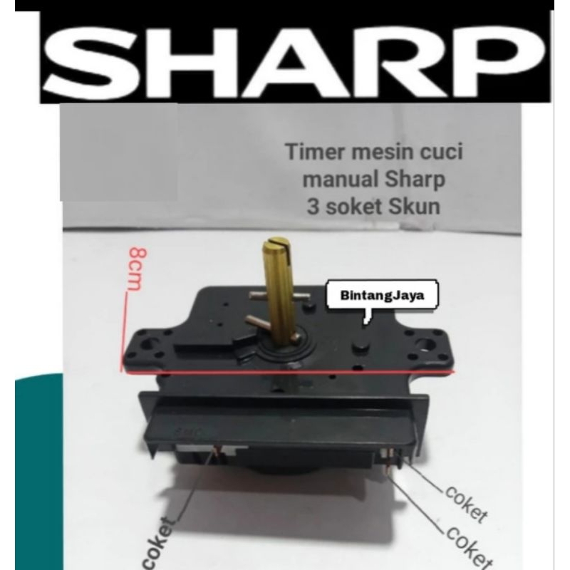 TIMER MESIN CUCI DUA TABUNG SHARP