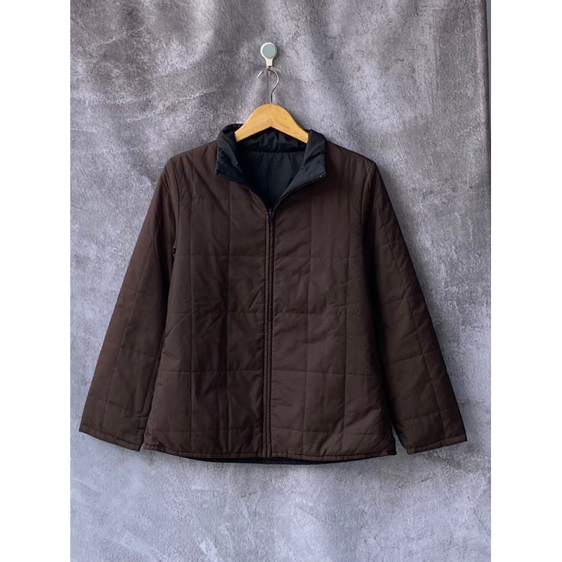 Jacket Uniqlo Bolak-Balik ((KODE 6092))