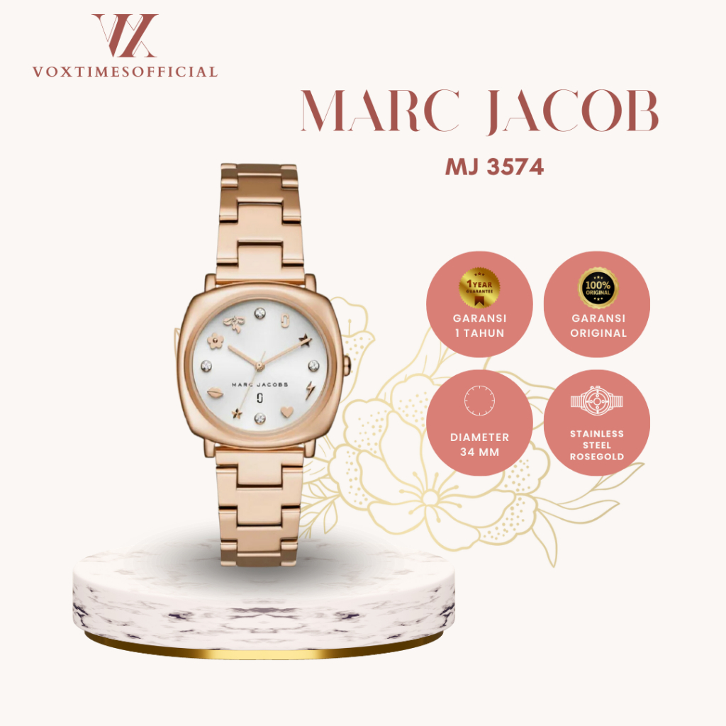 VOXTIMES -- Jam Tangan Wanita MJ Type MJ-3574 Original Garansi 1 tahun