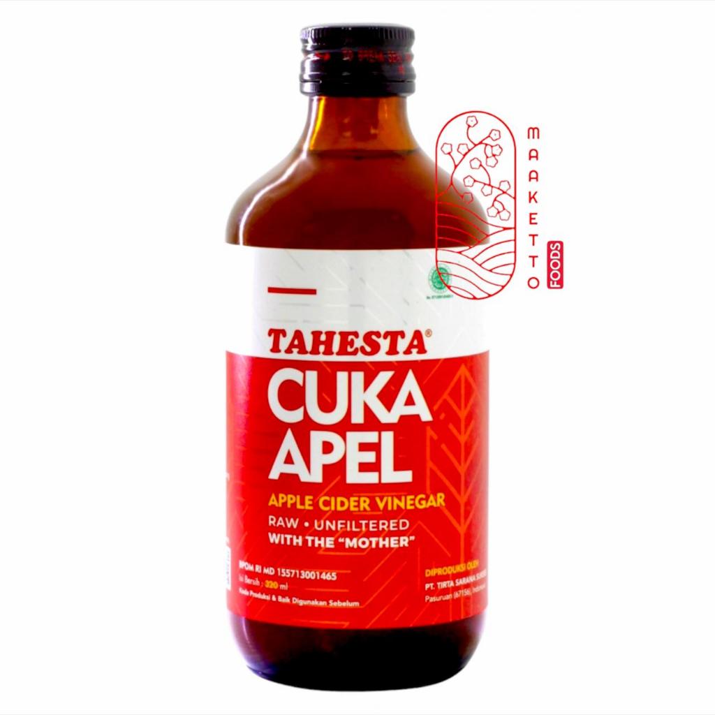 Cuka Apel Tahesta / Cuka Apel Original / Cuka Apel Organik 320ml
