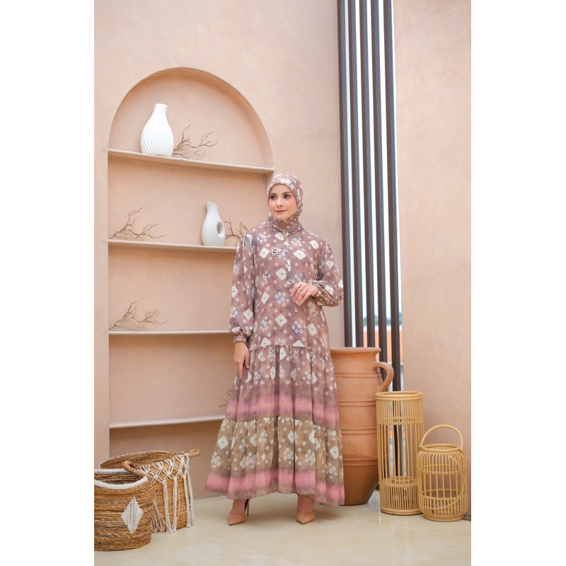 MAUDY SET HIJAB JUMPUTAN | GAMIS JUMPUTAB PREMIUM | GAMIS SET HIJAB CERUTI | GAMIS GIES BUTIK