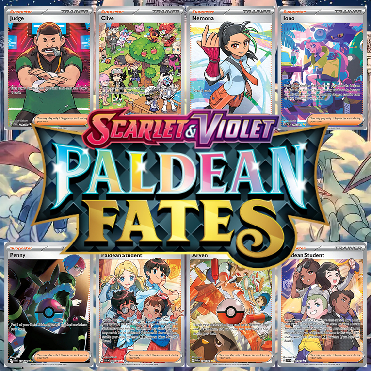 KARTU POKEMON TCG HOLOGRAM SPECIAL TRAINER - PALDEAN FATES