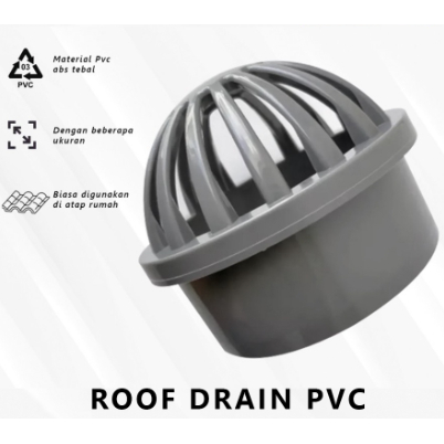 Roof Drain Saringan Filter Talang Air Rumah Plastik Pvc