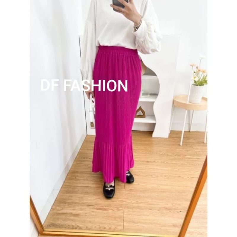Rok Plisket Lidi Cabang / Rok Plisket Hyget / Rok Plisket Jumbo
