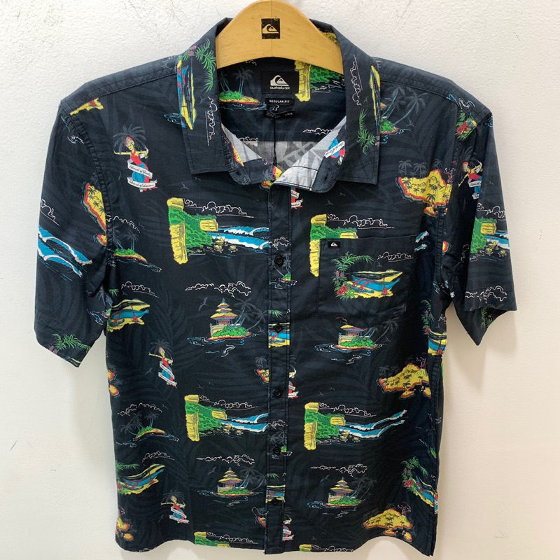 KEMEJA PRIA QUIKSILVER ORIGINAL ISLAND SS