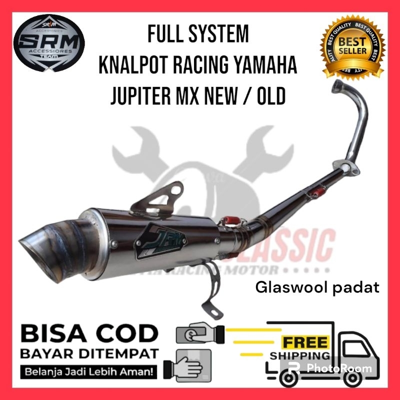 Knalpot Racing JRM jupiter mx new jupiter mx135 jupiter mx old