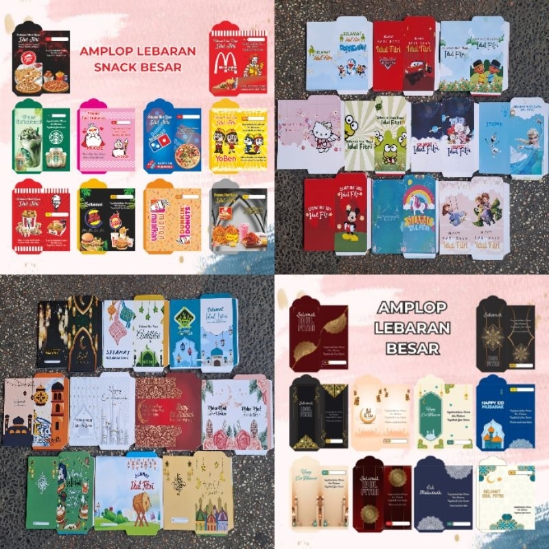 

1000 LEMBAR AMPLOP LEBARAN JUMBO MUSLIM // AMPLOP LEBARAN JUMBO // AMPLOP PANJANG