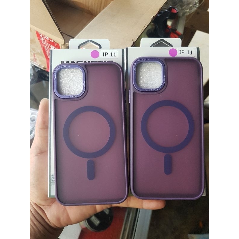 case magsafe iphone 11 purple