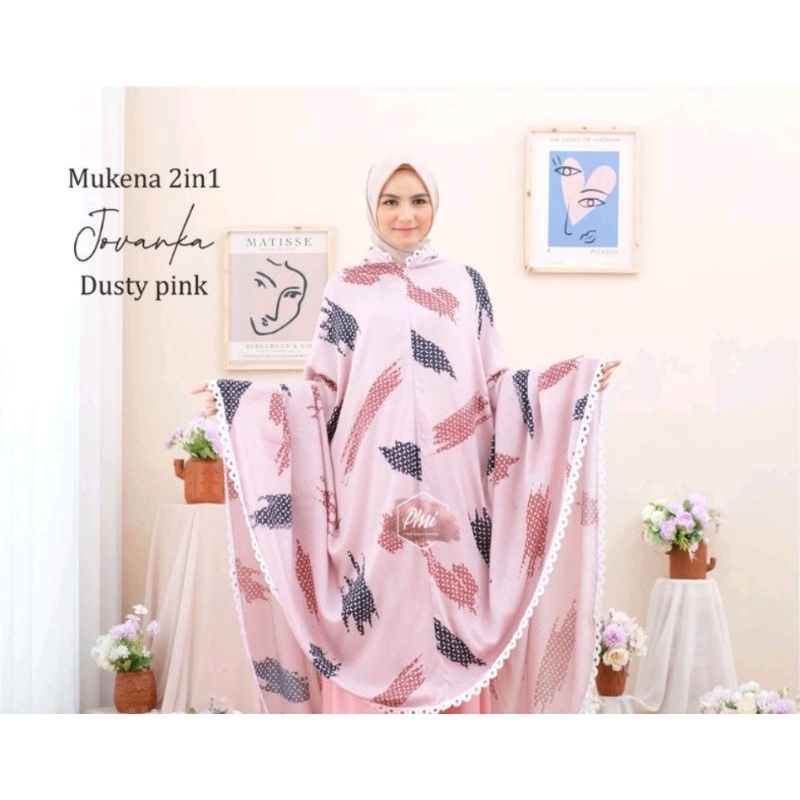 Mukena Dewasa Rayon 2in1 Jovanka
