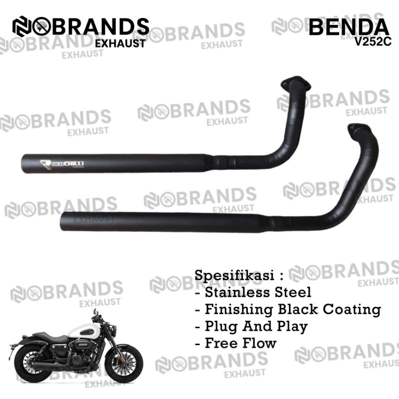 knalpot benda 252 keeway benda v252c
