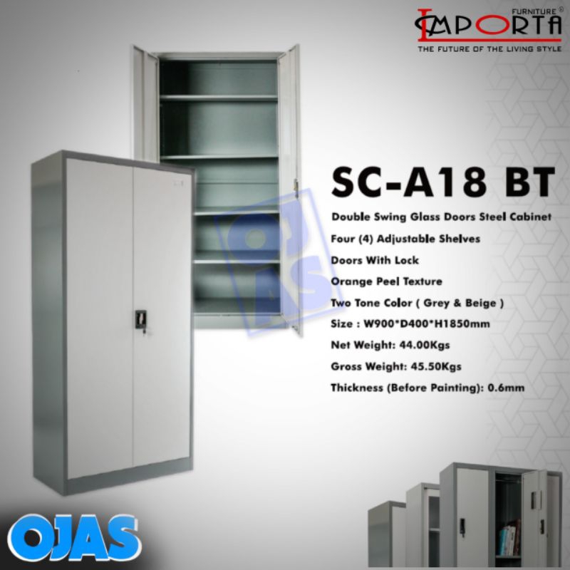 LEMARI ARSIP PLAT BESI PINTU SWING PLAT