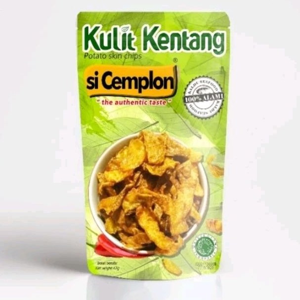 

SI CEMPLON KERIPIK KULIT KENTANG PEDAS NON MSG 62 gram Khas Bogor