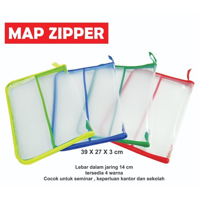 

Map Zipper Resleting Folio Jala 27x39x3cm