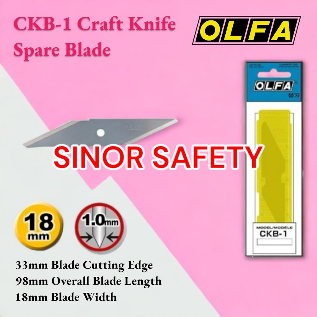 

REFILL Cutter CKB-1 OLFA Spare Blade for Craft Knife CK-1