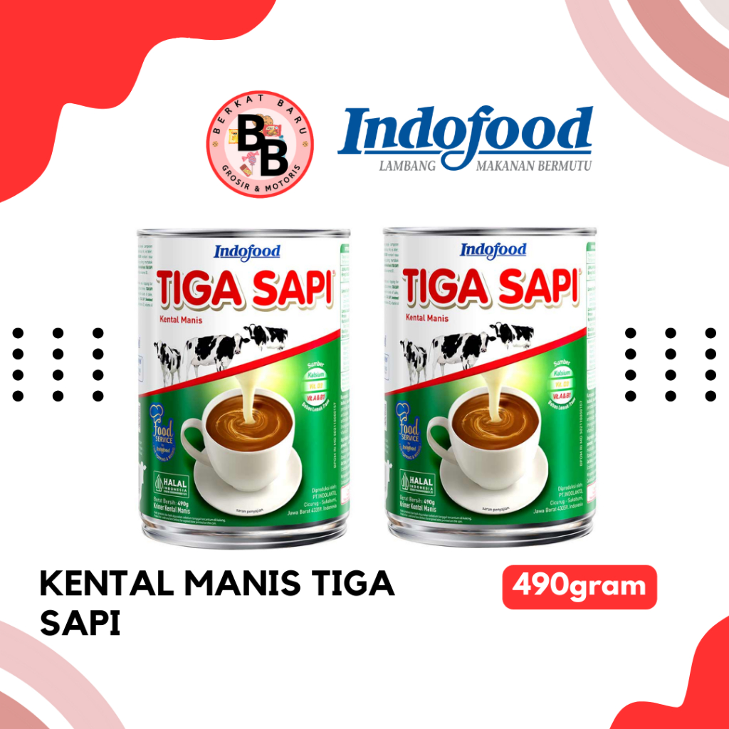 

[BB SNACK] KENTAL MANIS TIGA SAPI PLAIN 490gram