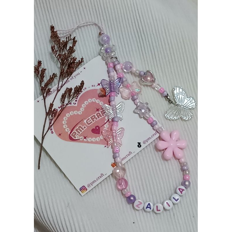 PHONE STRAP CUSTOM NAMA