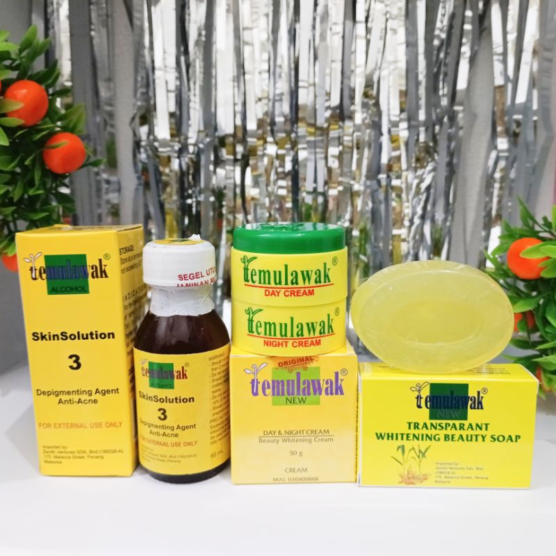 ❤️❤️Paket Temulawak Original (krim, sabun,skin solution temulawak)
