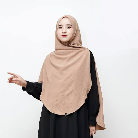 Pashmina Oval Crinkle Airflow Jumbo Hijab Pashmina Crinkle