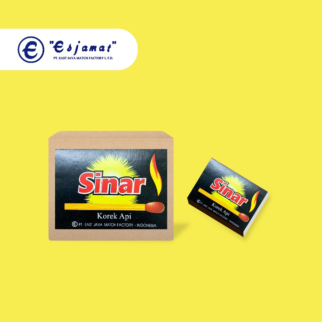 Korek Api Kayu Jadul - Sinar