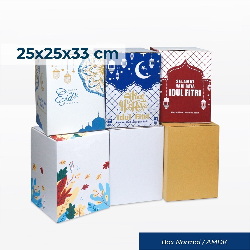 

Box parcel 25x25x33 (kecil) Kardus/Parcell/Lebaran/idul Fitri/paket/sembako/Hampers/eid Mubarak