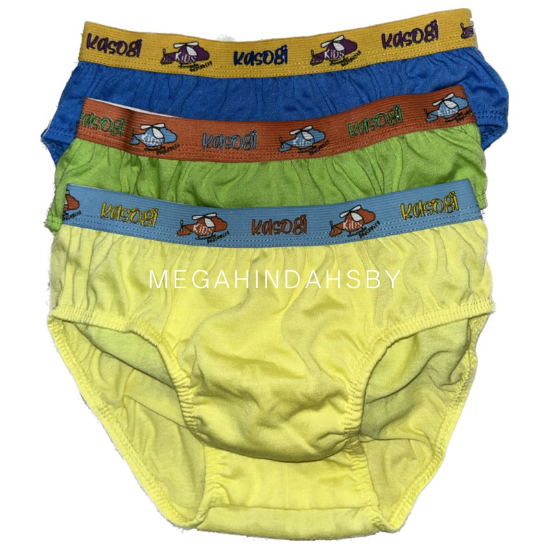 3pcs Celana Dalam Anak Laki Sempak Boxer Kasogi