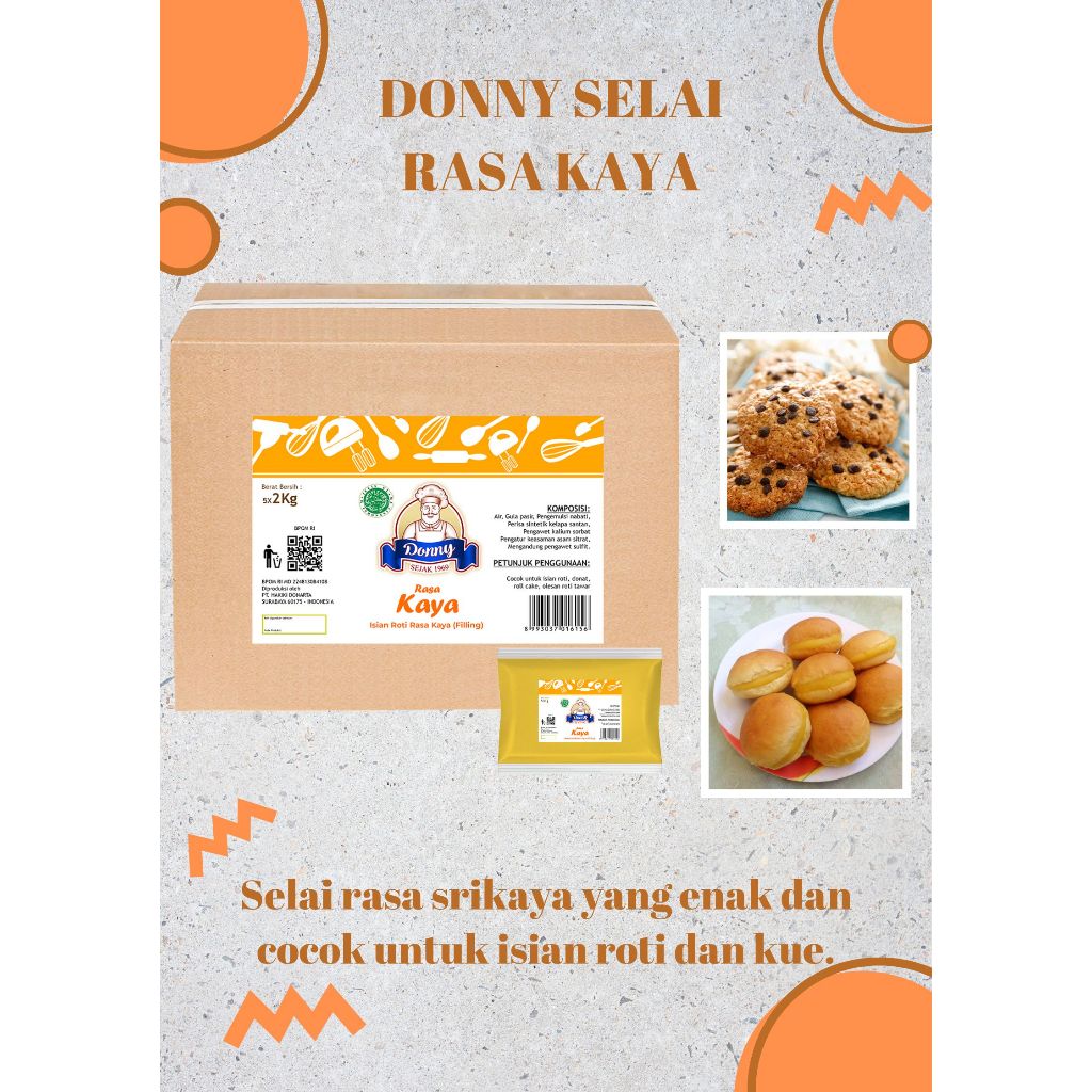 

DONNY Selai rasa Kaya 500 gram