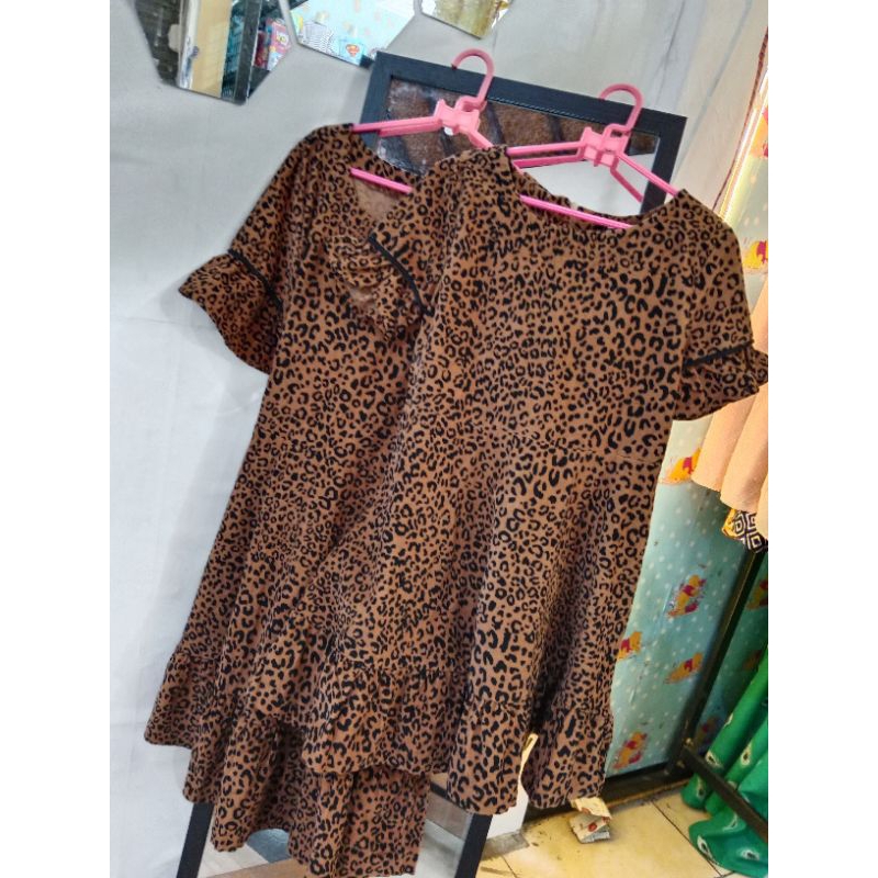 DRESS MOTIF/ DRESS MACAN TUTUL GAUN ANAK/ DRESS RUMAHAN