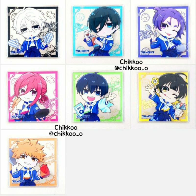 Blue Lock Cookpad Chibi Acrylic Coaster