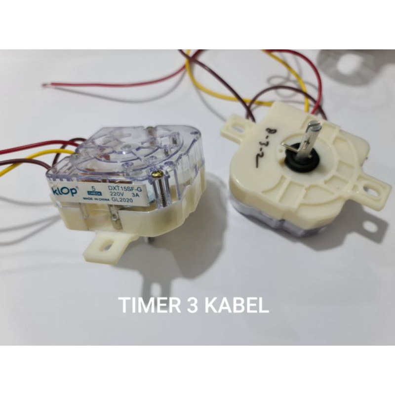 Timer mesin cuci 3 kabel