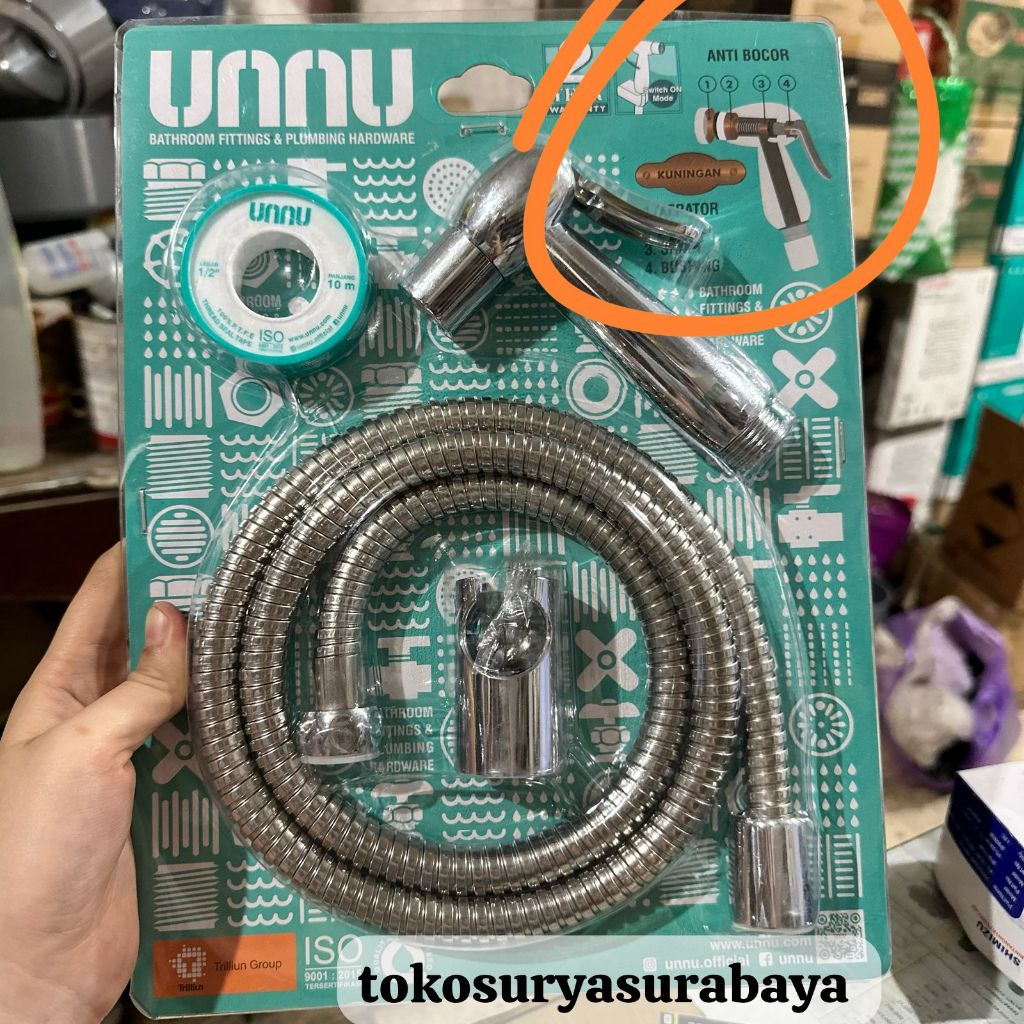 Rekomendasi Melisa - JET SHOWER CHROME UNNU KUALITAS BAIK SHOWER CEBOK SHOWER WC TS02CR