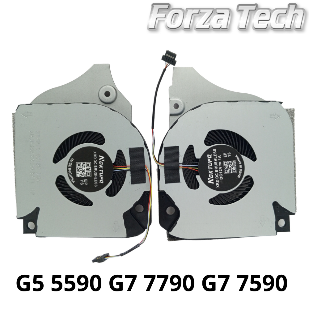 Cooling Fan Kipas CPU GPU Dell Inspiron G5 5590 G7 7790 G7 7590 006KT2 06KT2 09THTN 9THTN Sepasang B
