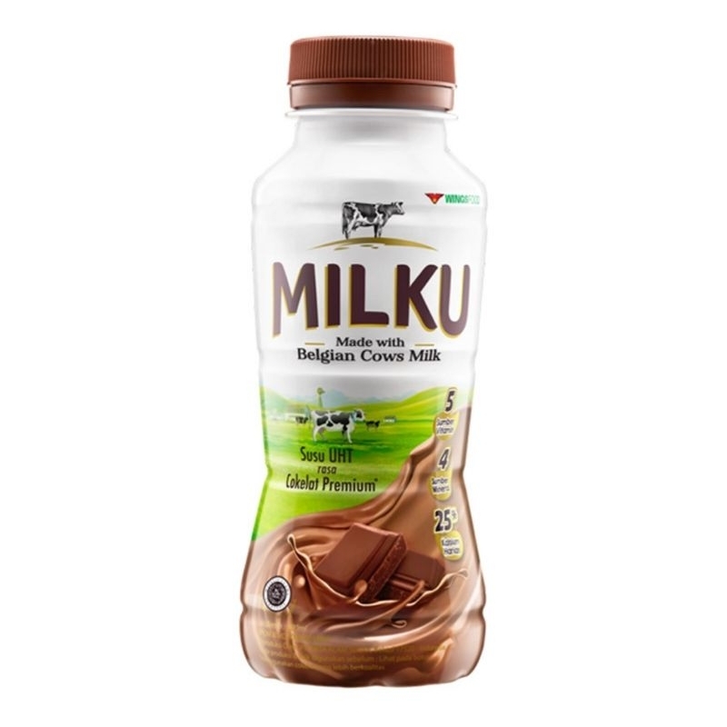 

MILKU Susu Coklat dan Stroberi 200 ml