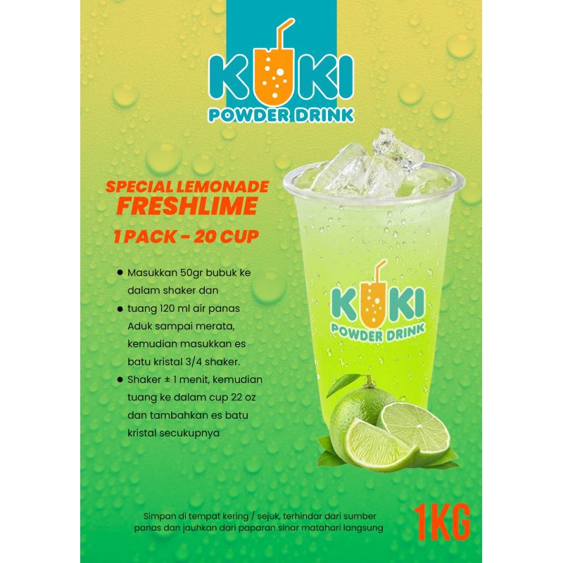 

FRESHLIME 1000gr BUBUK MINUMAN PREMIUM