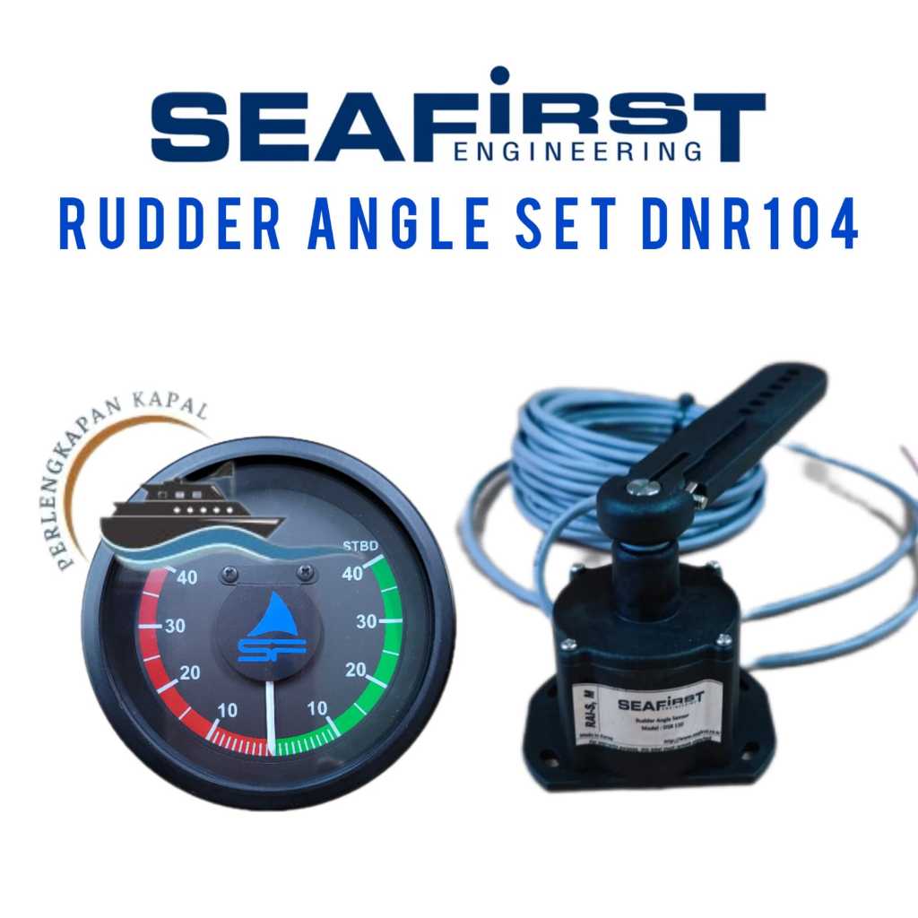 Rudder Angle Indicator Seafirst DNR104/ Indikator kemiringan kapal Seafirst Korea