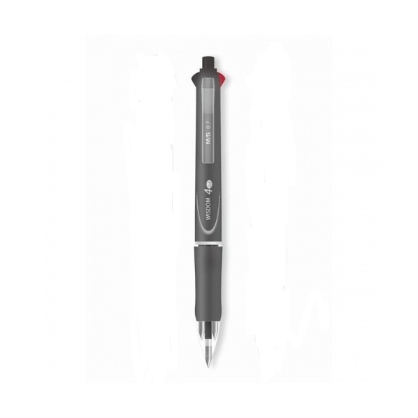

Pulpen M&G 4 in 1 Low Viscosity Ink Ball Pen 0.7mm ABP803R4 Grey