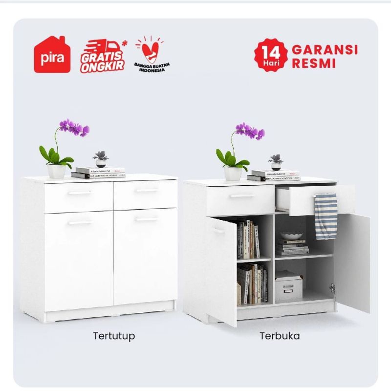 BUFET RUANG TAMU MINIMALIS RAK BUKU ELEGAN RAK SERBAGUNA MODERN MURAH